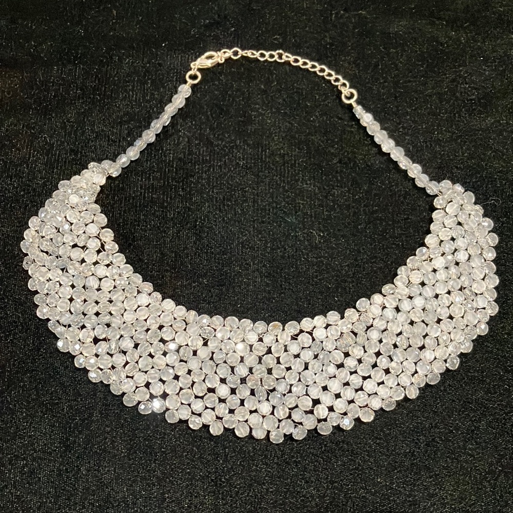 White Collar Necklace- G13